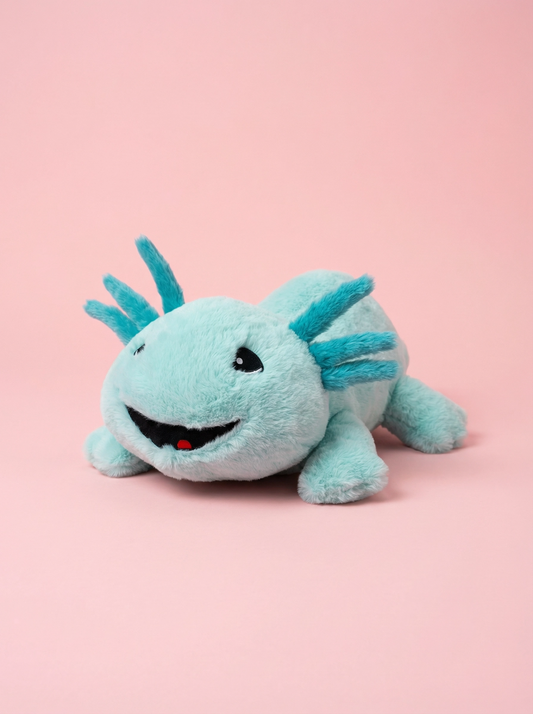 Peluche lestée Axoli l'axolotl