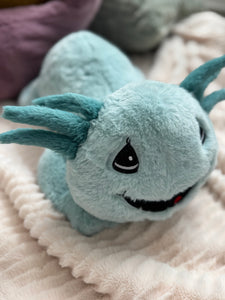 Axoli the axolotl weighted plush toy