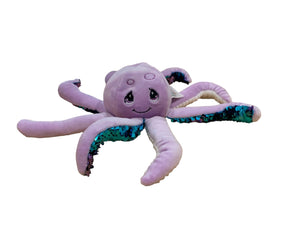 Mini peluche lestée Octalie la pieuvre 